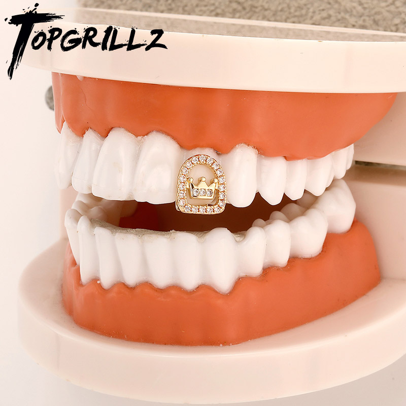Body Jewelry Men - TOPGRILLZ-tapas de dientes de corona de