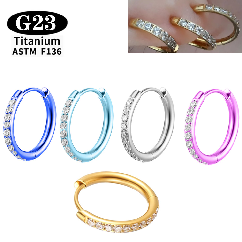 Body Piercing Quality Jewelry - Aro de titanio ASTM F136 G23