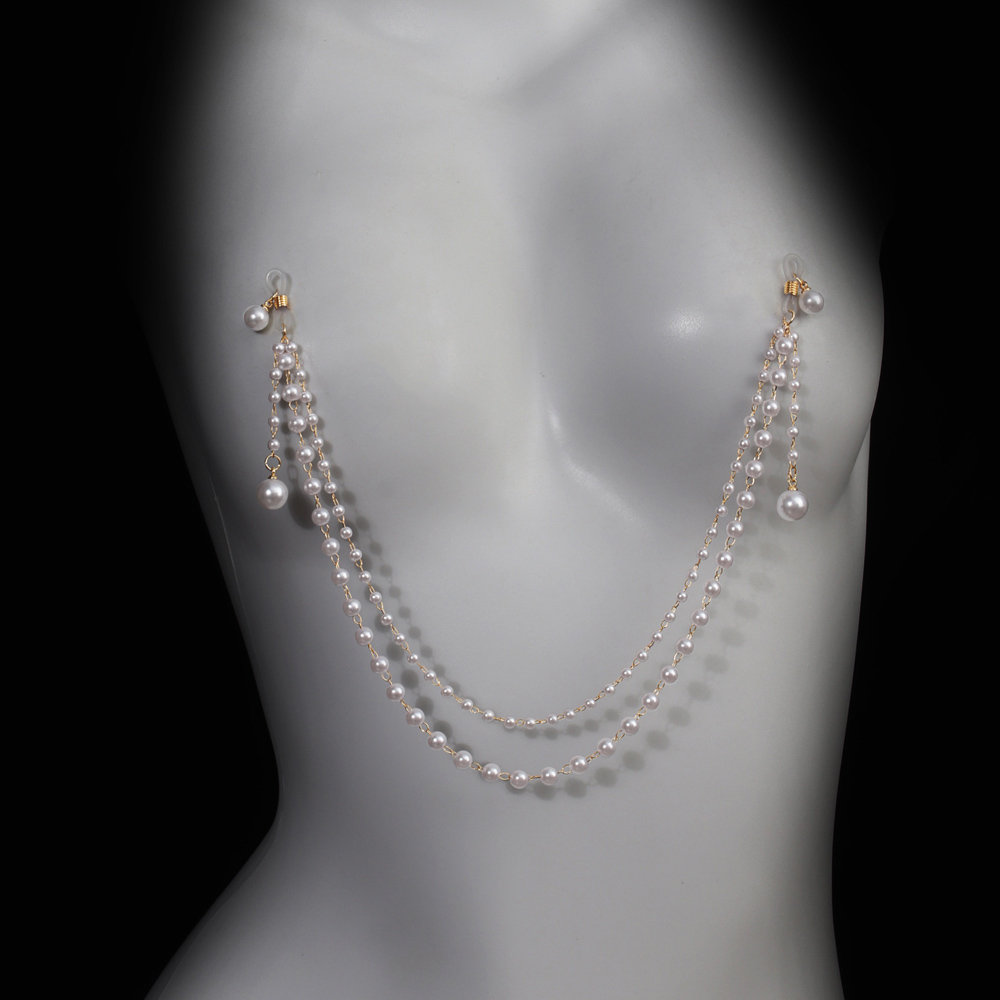 Body Jewelry Chest - Cadena de pecho con borlas de