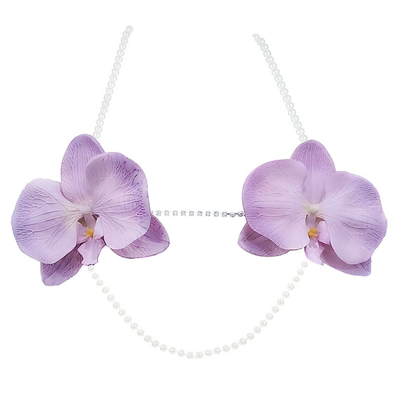 Body Jewelry Nipple Chain - Cadena de perlas para el cuerpo