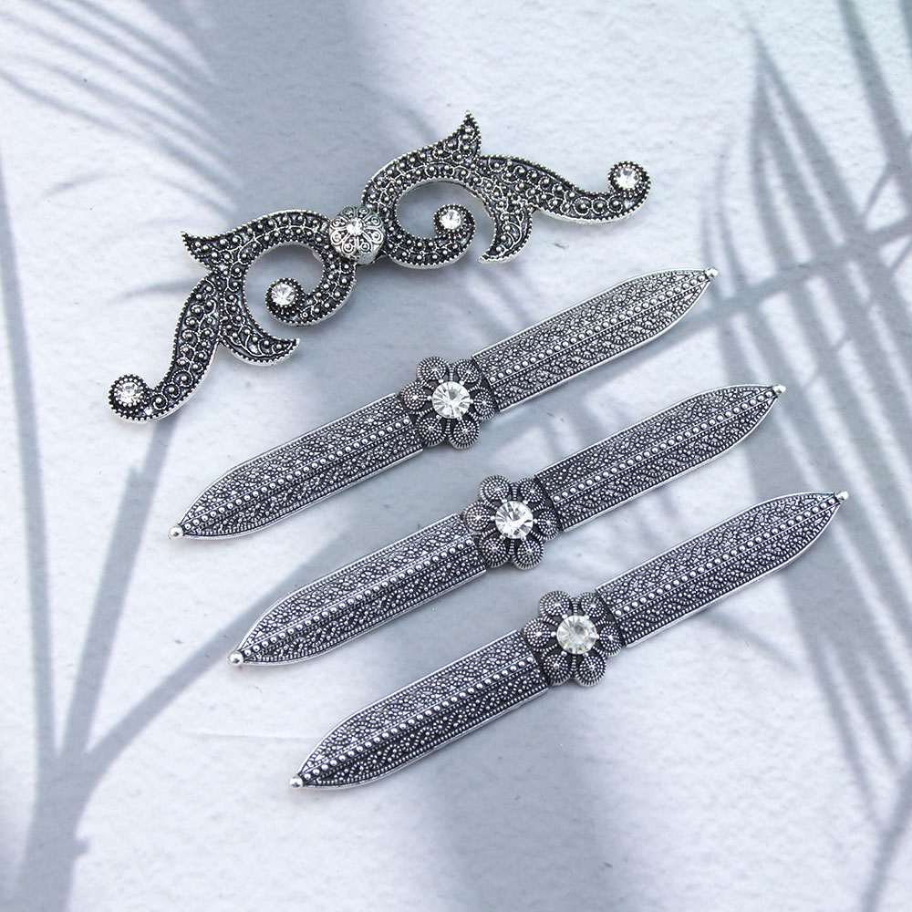 Body Jewelry Chest - Plato Vintage del Cáucaso para mujer,