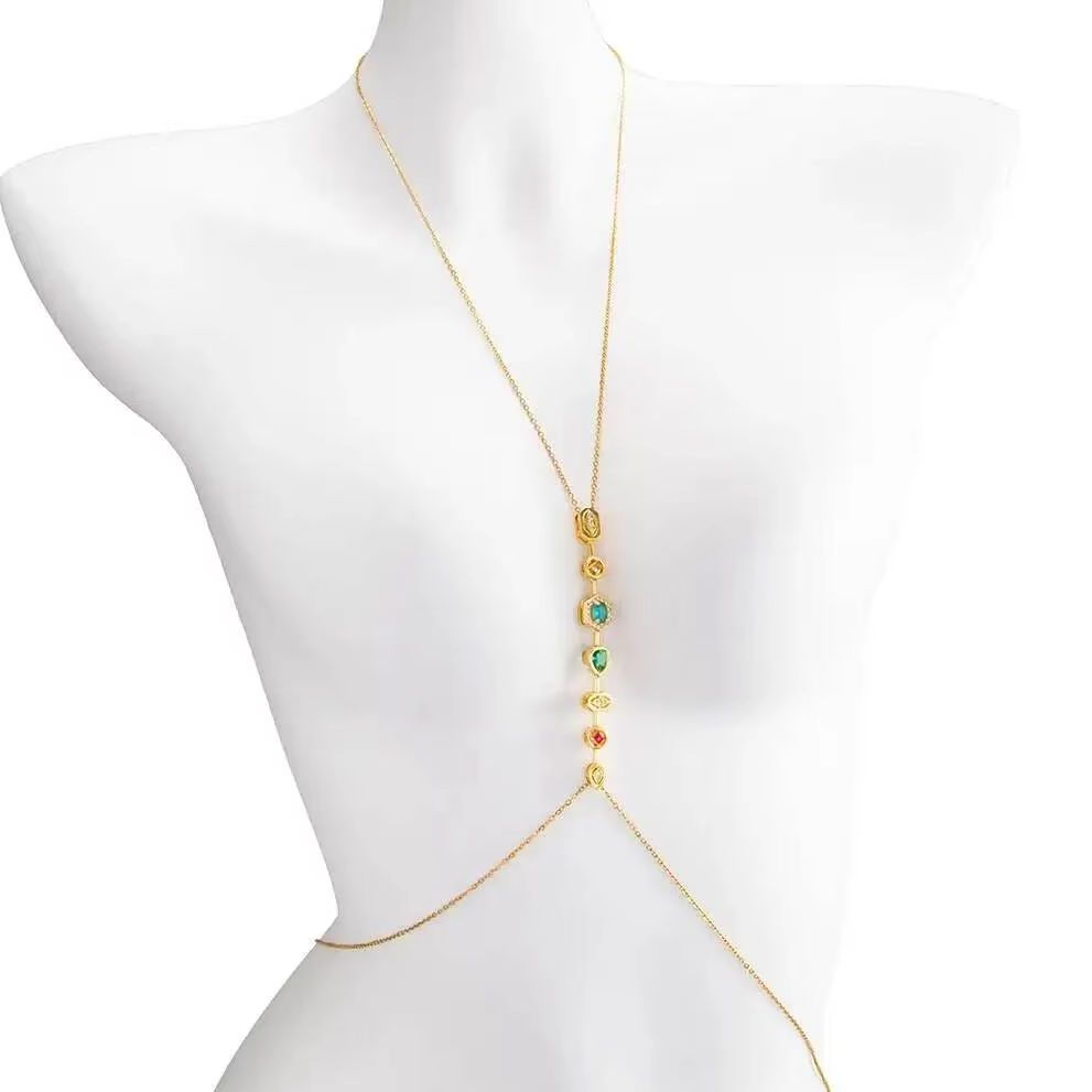 Body Jewelry Chest - Cadena de Cintura y Pecho de