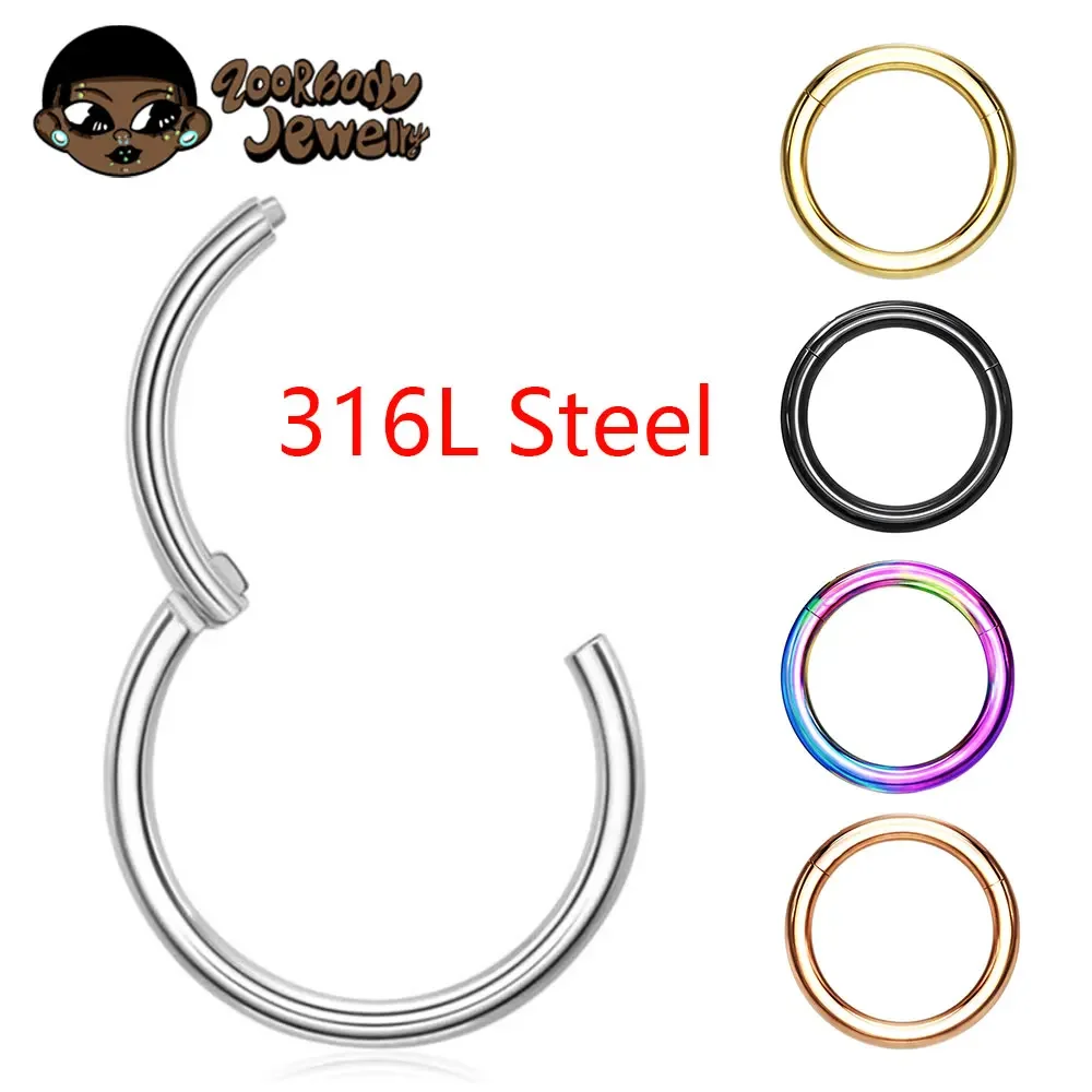 Body Piercing Quality Jewelry - 10 Uds 316L Acero inoxidable nariz