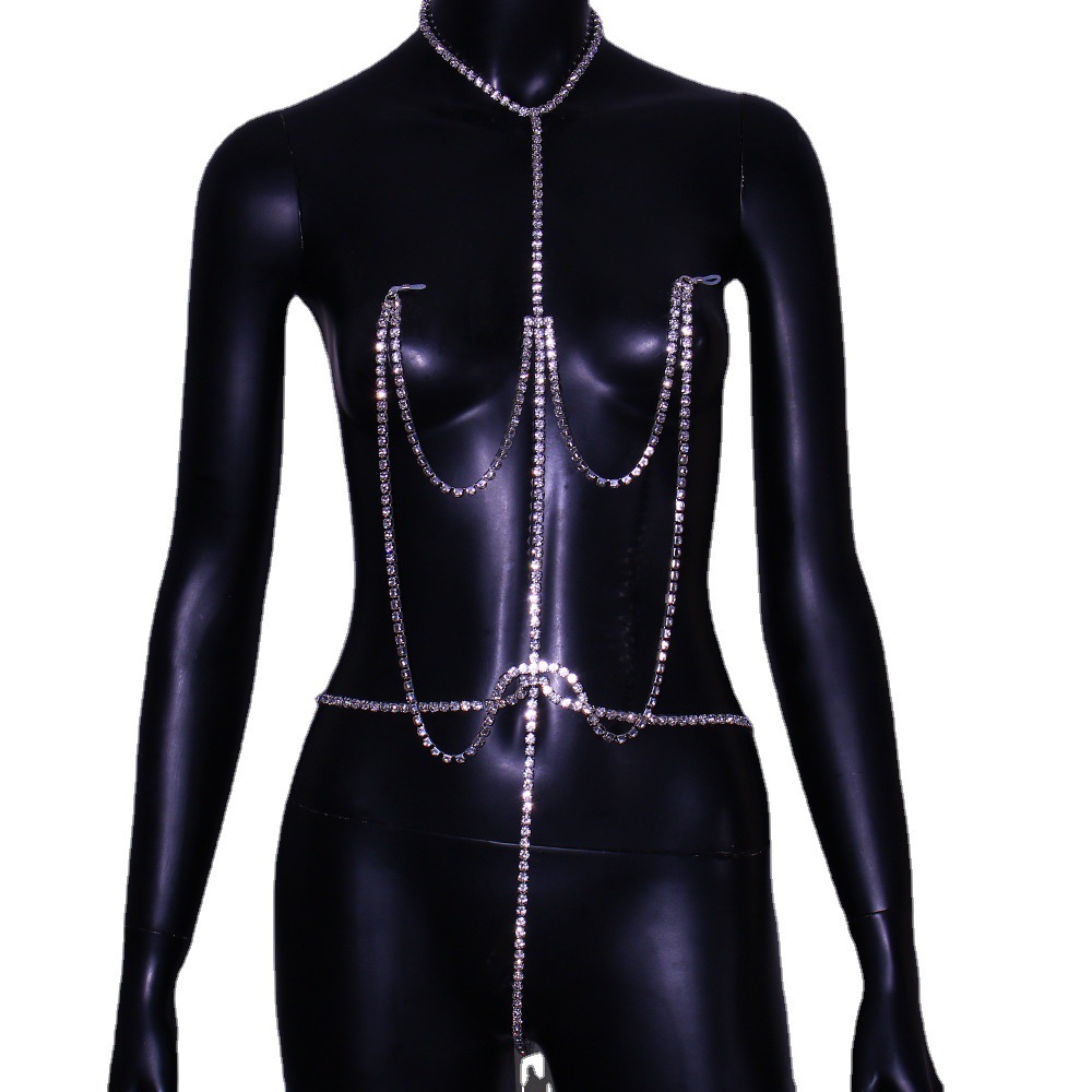 Body Jewelry Nipple Chain - Cadena para el pecho Cadena para
