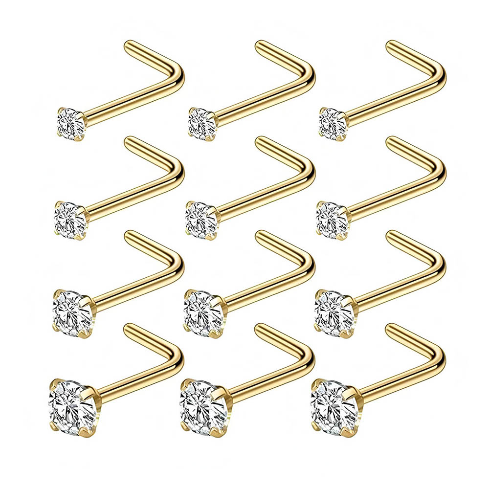 Body Jewelry Lot - Juego completo de 12 piezas de