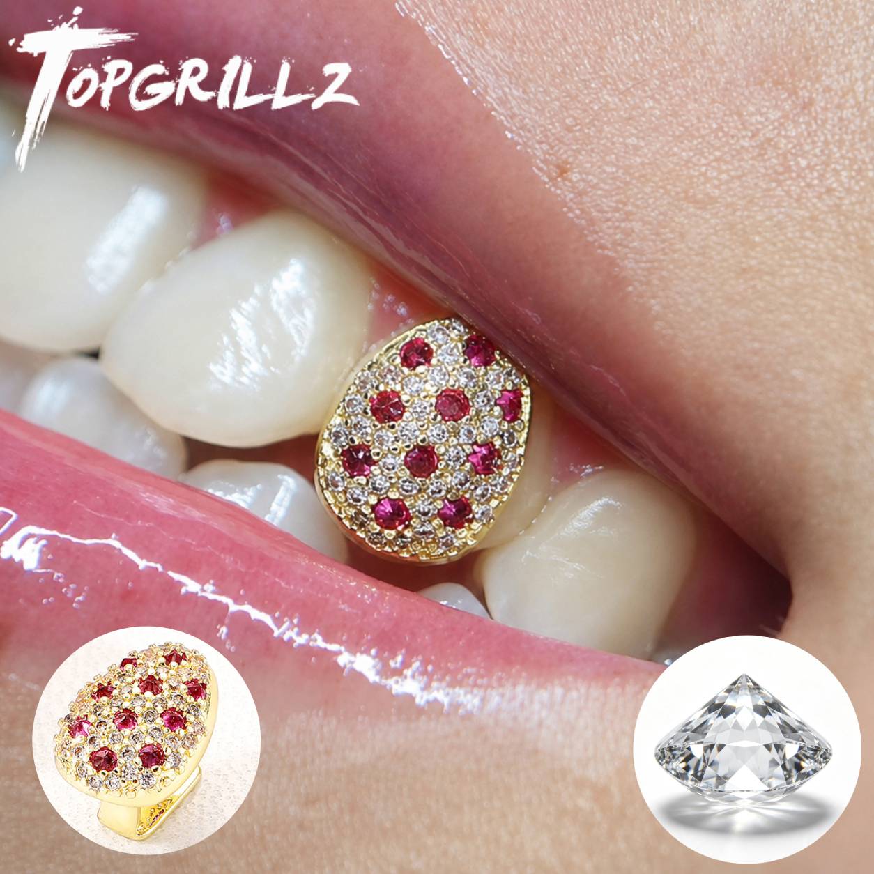 Body Jewelry Men - TOPGRILLZ Grillz de un solo diente