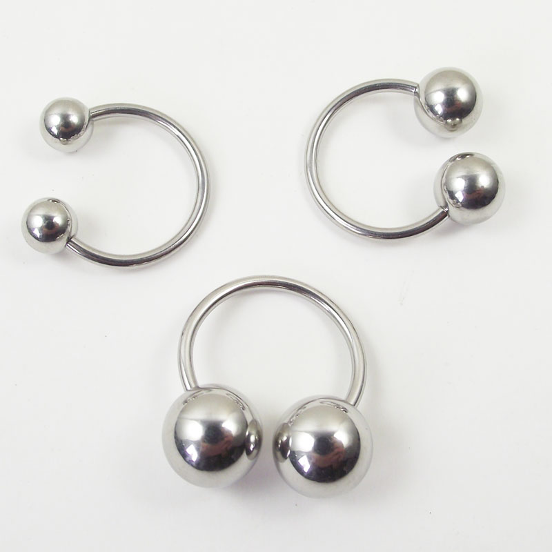Bola grande de acero inoxidabl - Nipple Bar Curved reseña y precio