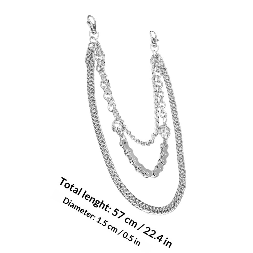1 unidad de cadena metálica pl - Body Jewelry Men reseña y precio