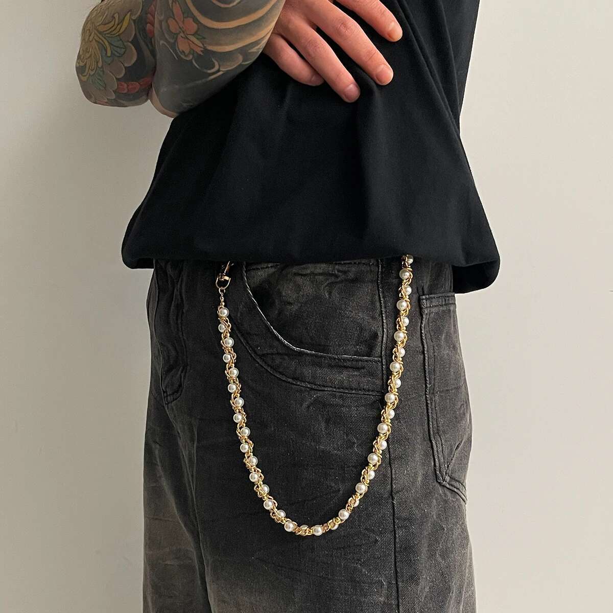Ingemark-pantalones Punk con p - Body Jewelry Men reseña y precio