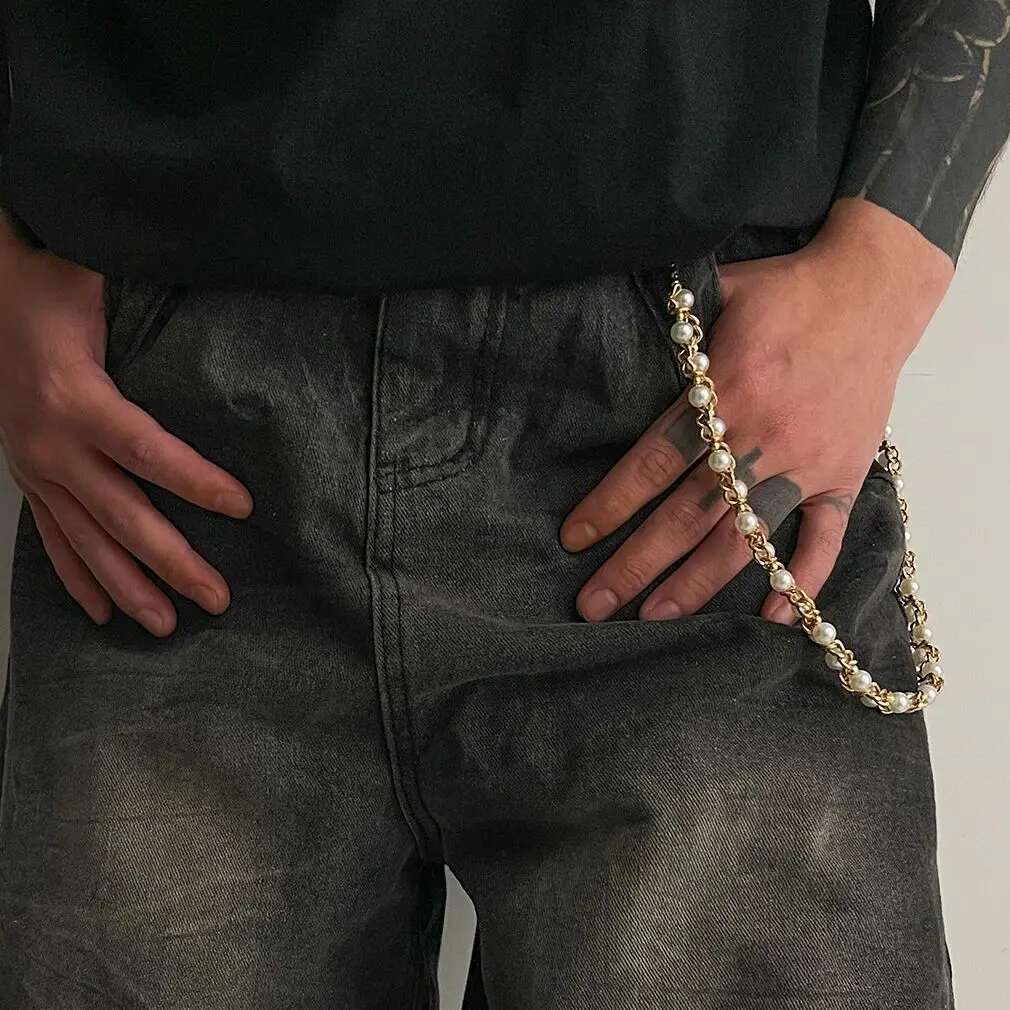Ingemark-pantalones Punk con p - Body Jewelry Men reseña y precio