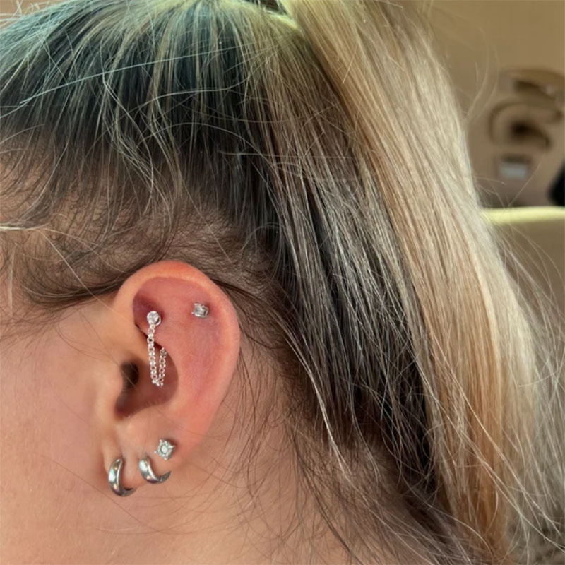 1 pieza de joyería para Pierc  - Eyebrow Curved Barbell reseña y precio