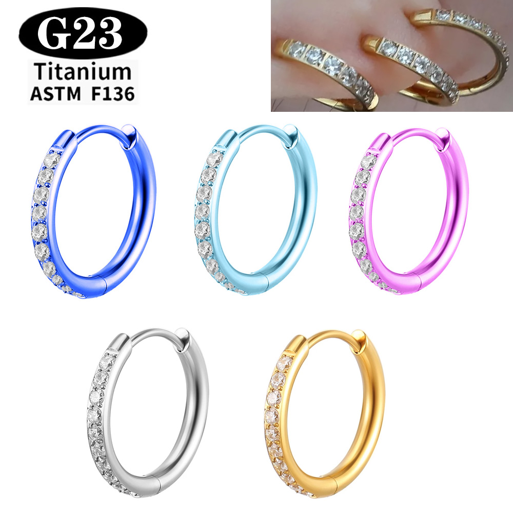 Aro de titanio ASTM F136 G23 c - Body Piercing Quality Jewelry reseña y precio