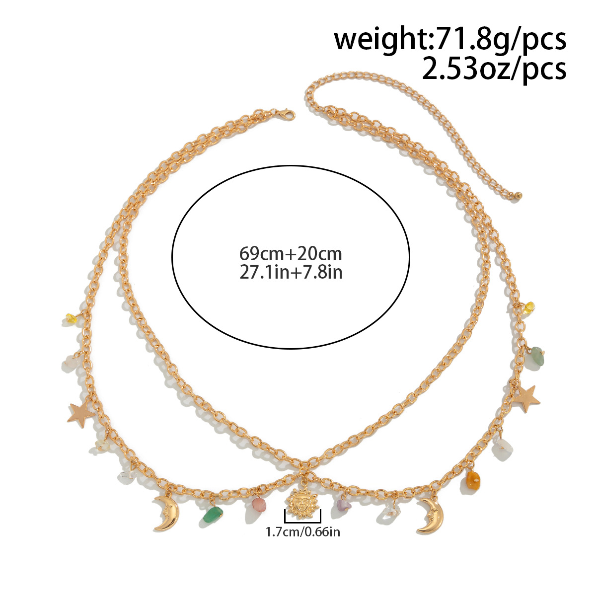 Cadena de cintura con colgante - Body Jewelry For You reseña y precio