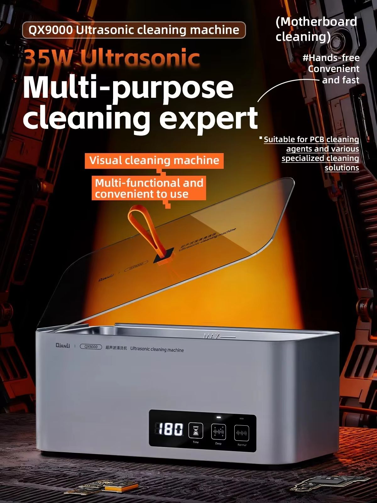 Limpiador Ultrasónico QIANLI Q - Body Jewelry Cleaner reseña y precio