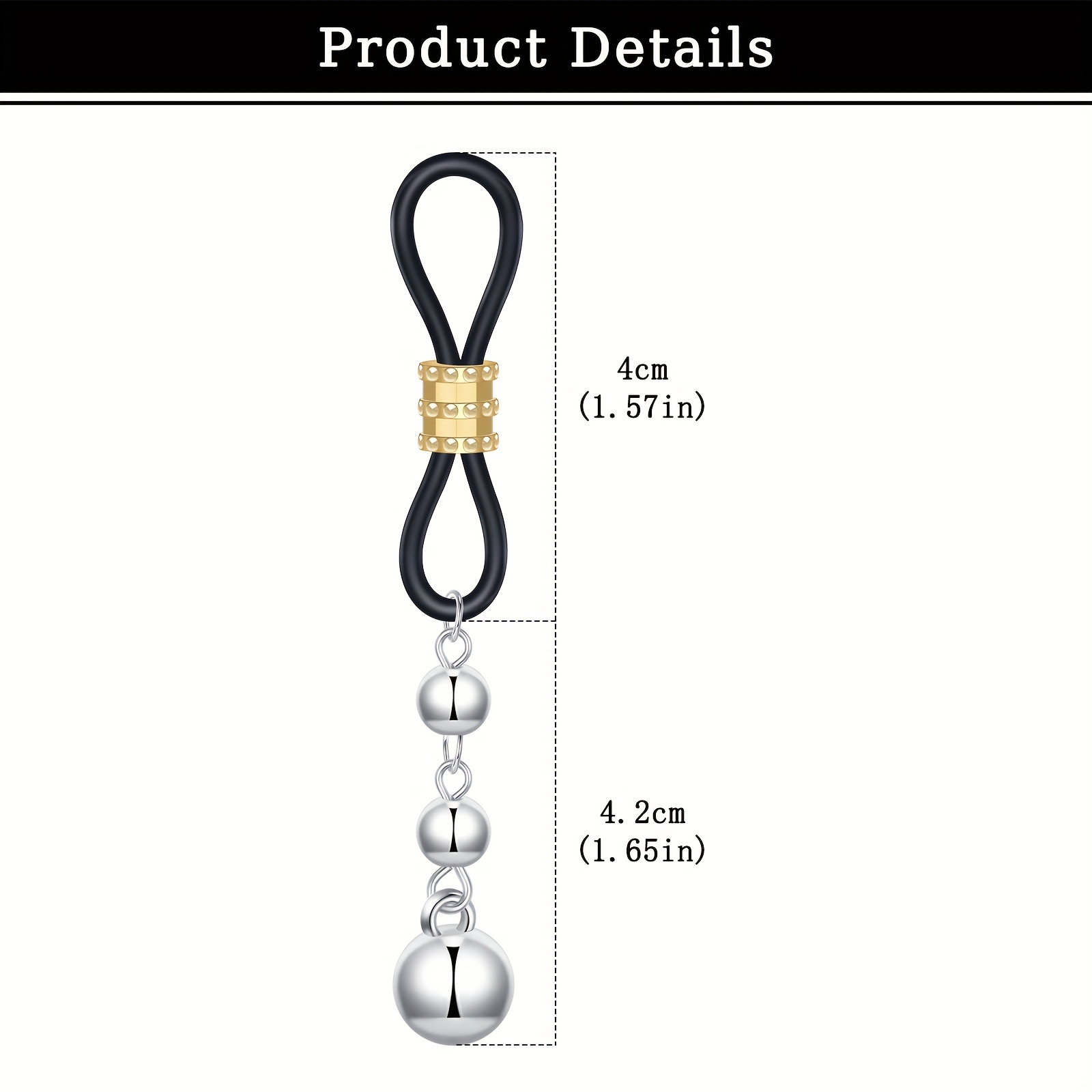 Anillo de pezón falso de acero - Body Jewelry Nipple Chain reseña y precio