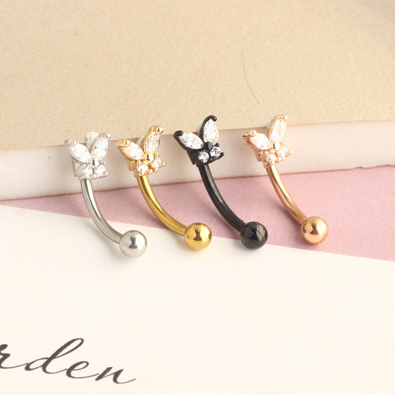 Joyas para Piercing Rook de Or - Eyebrow Curved Barbell reseña y precio