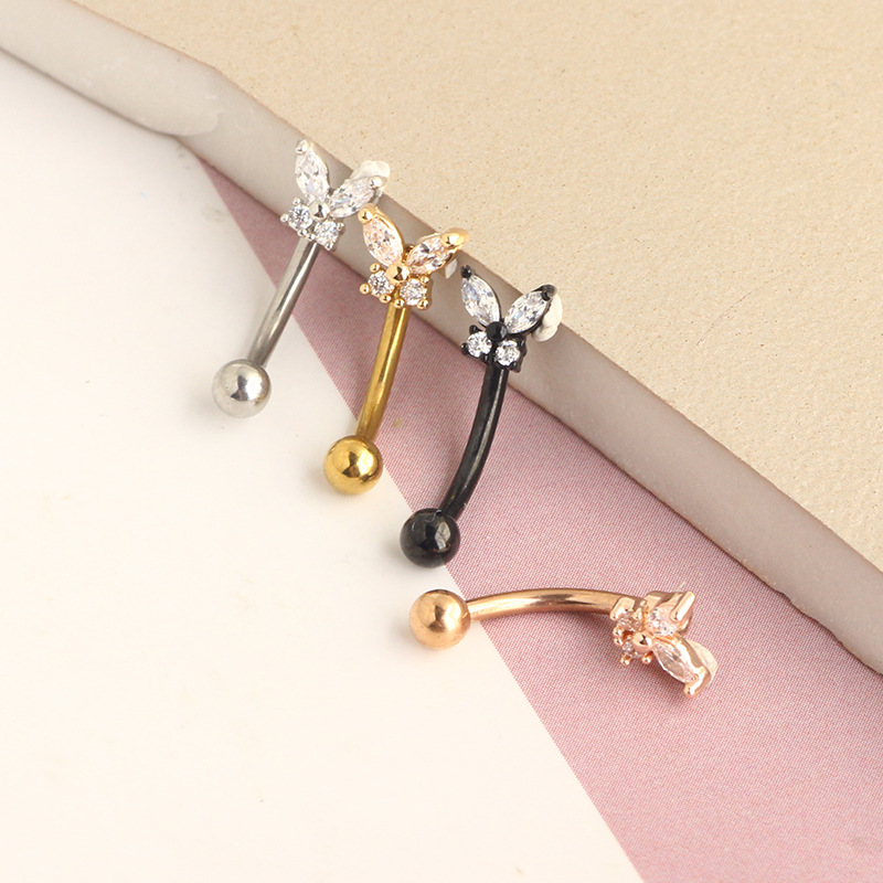 Joyas para Piercing Rook de Or - Eyebrow Curved Barbell reseña y precio