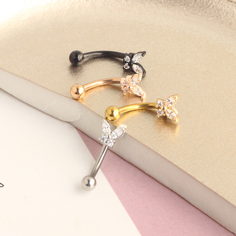 Joyas para Piercing Rook de Or - Eyebrow Curved Barbell reseña y precio