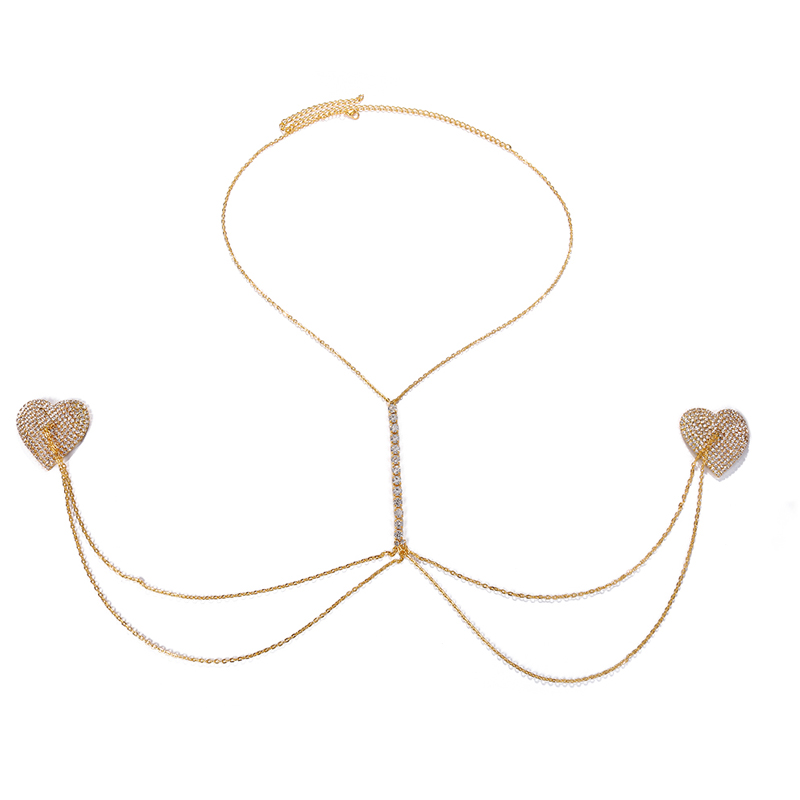 Stonefans-Bikini Sexy con diam - Body Jewelry Nipple Chain reseña y precio