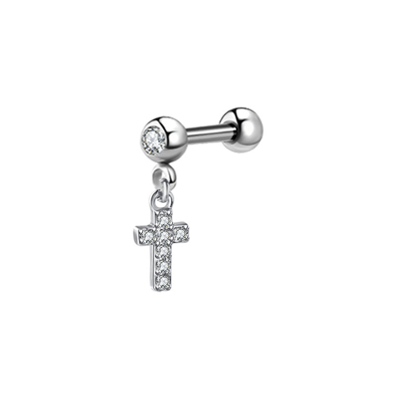 Pendiente con forma de luna pa - Body Jewelry Surgical Steel reseña y precio