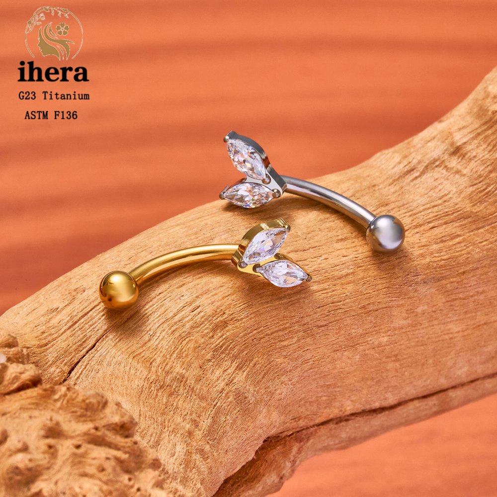 Piercing de Ceja de Titanio AS - Eyebrow Curved Barbell reseña y precio