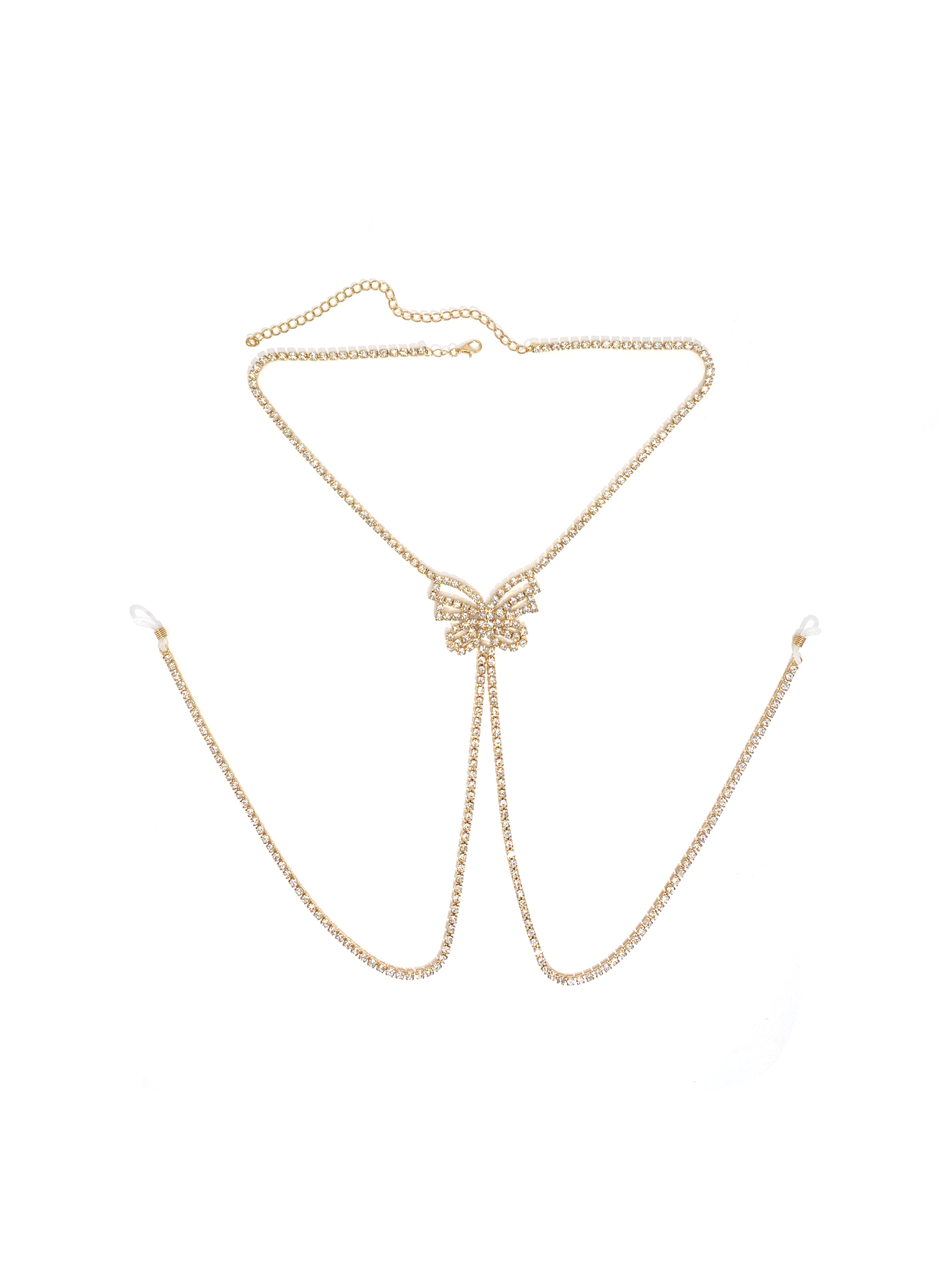 Cadena de cuerpo de diamantes  - Body Jewelry Nipple Chain reseña y precio