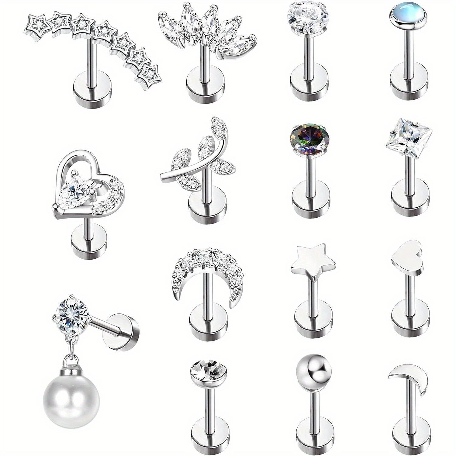 Drperfect-pendientes de acero  - Body Jewelry Surgical Steel reseña y precio