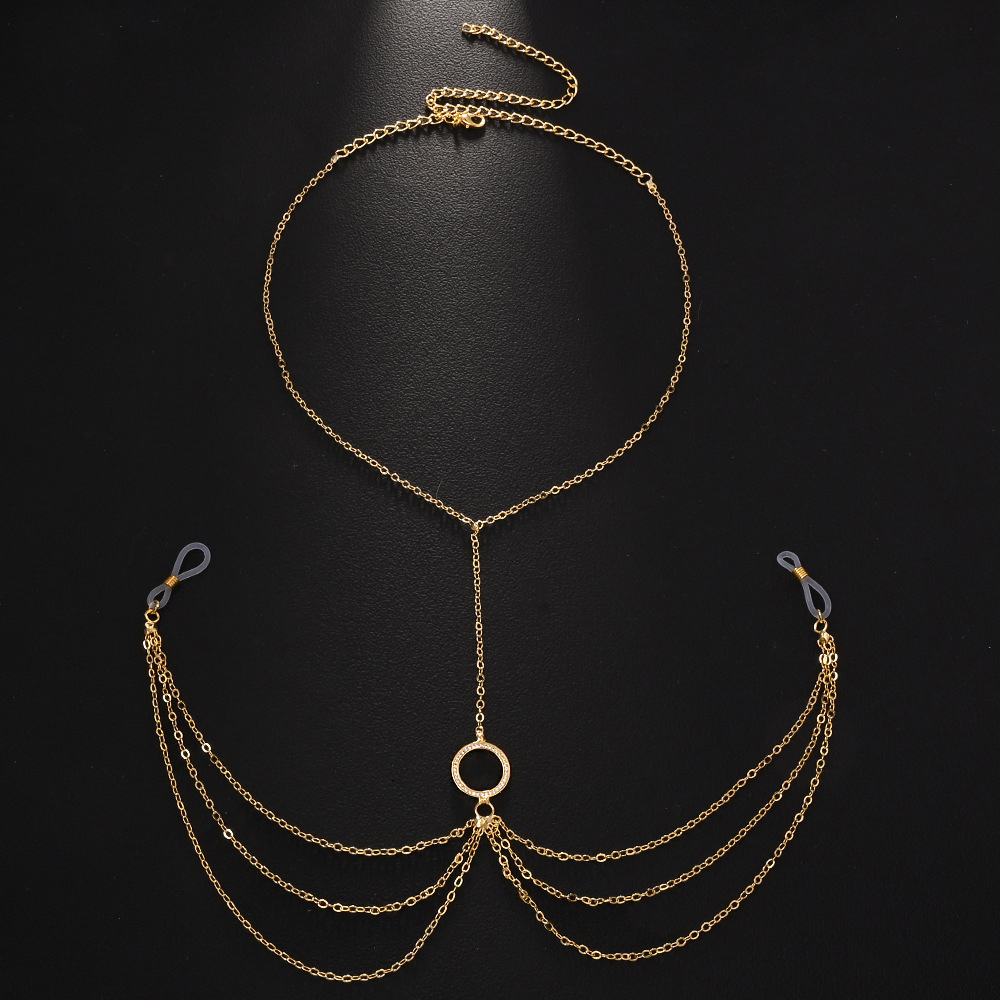 Cadenas redondas huecas para p - Body Jewelry Nipple Chain reseña y precio