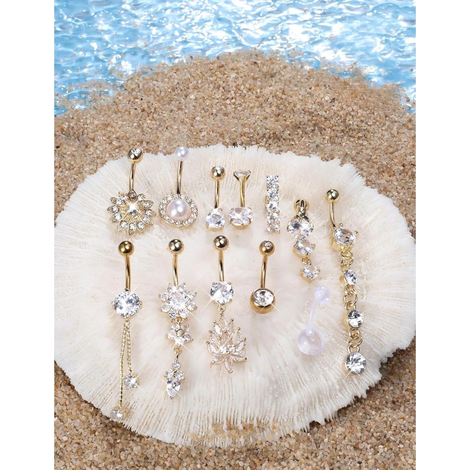 Anillos para Ombligo Colgantes - Body Piercing Quality Jewelry reseña y precio