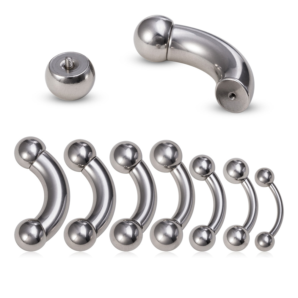 Pendientes para el trago de ce - Eyebrow Curved Barbell reseña y precio