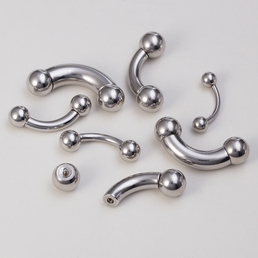 Pendientes para el trago de ce - Eyebrow Curved Barbell reseña y precio