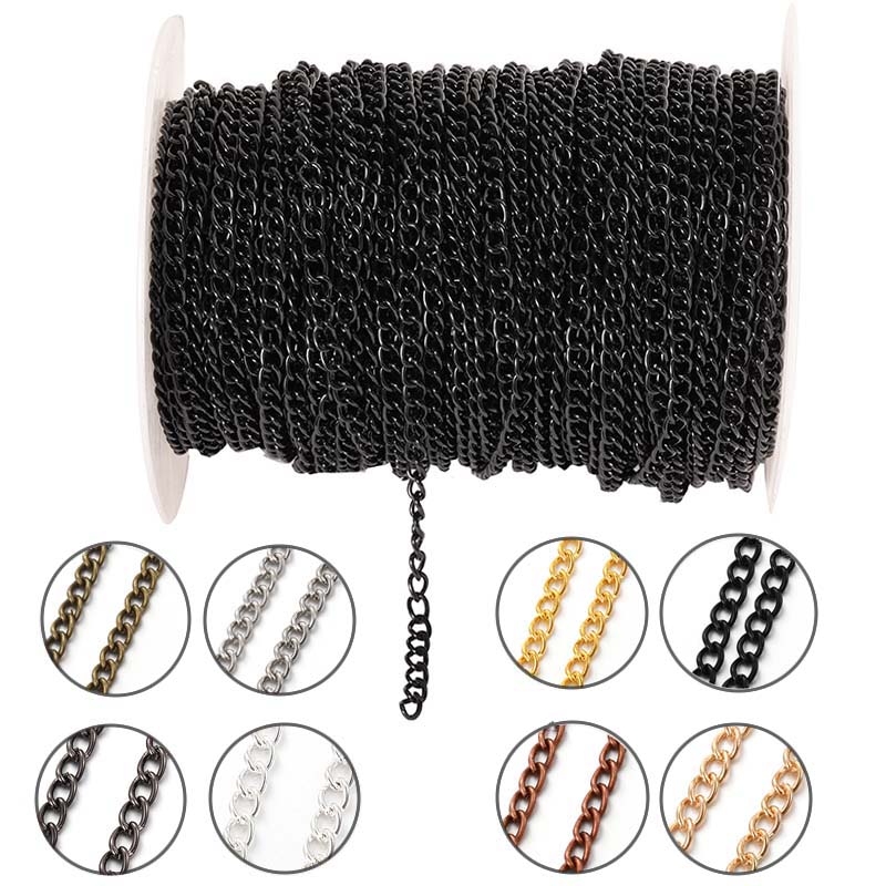 Cadena Delgada de Metal Plano  - Body Jewelry For You reseña y precio