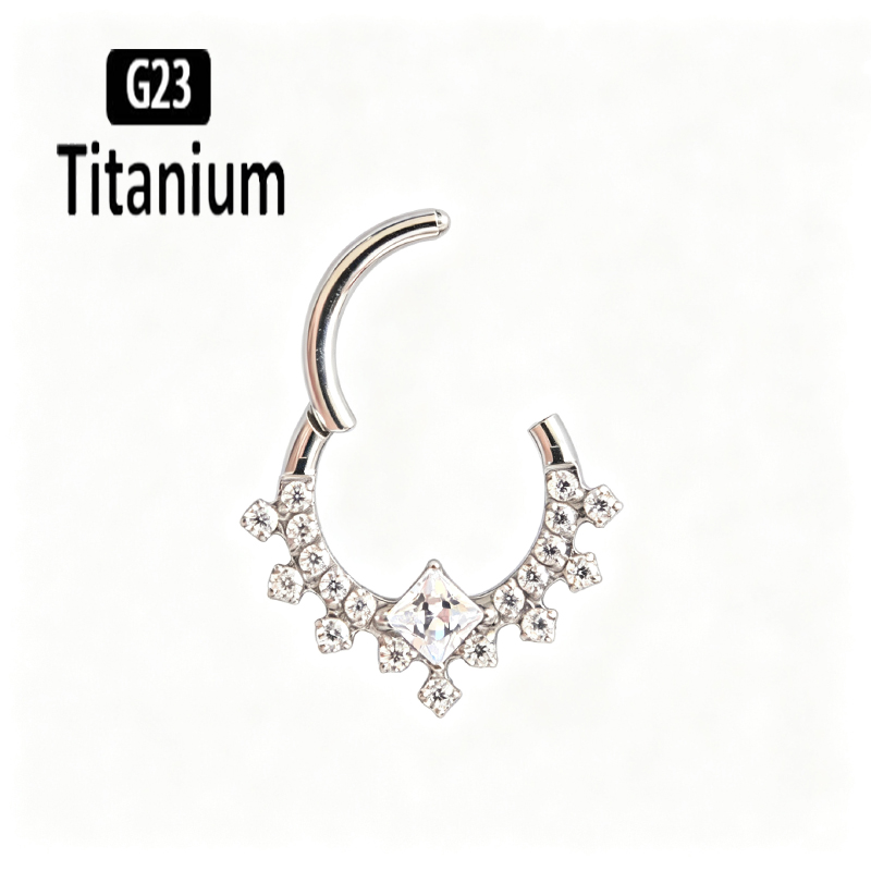 Pendientes de titanio G23 de a - Body Piercing Quality Jewelry reseña y precio