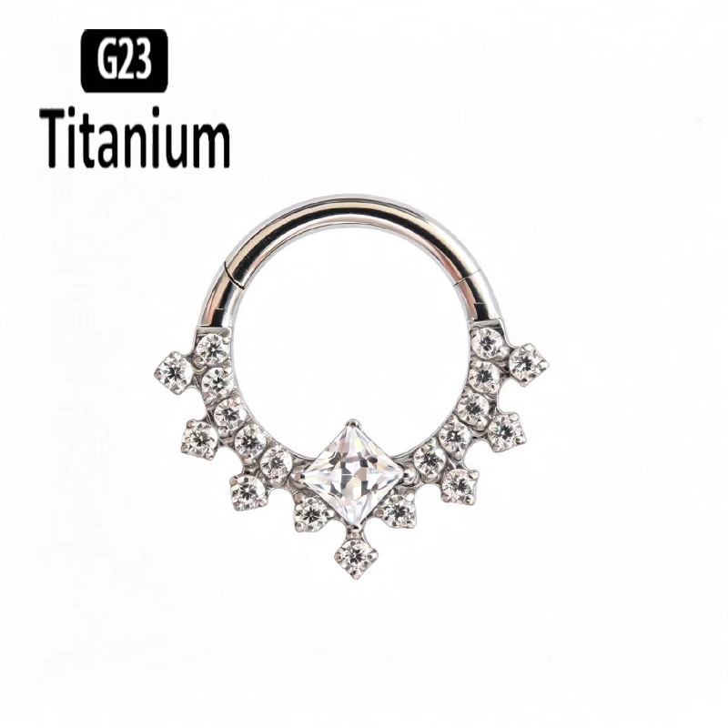 Pendientes de titanio G23 de a - Body Piercing Quality Jewelry reseña y precio