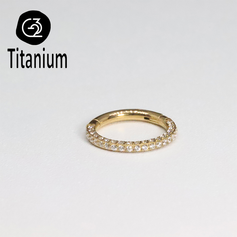 Pendientes de titanio ASTM F13 - Body Piercing Quality Jewelry reseña y precio