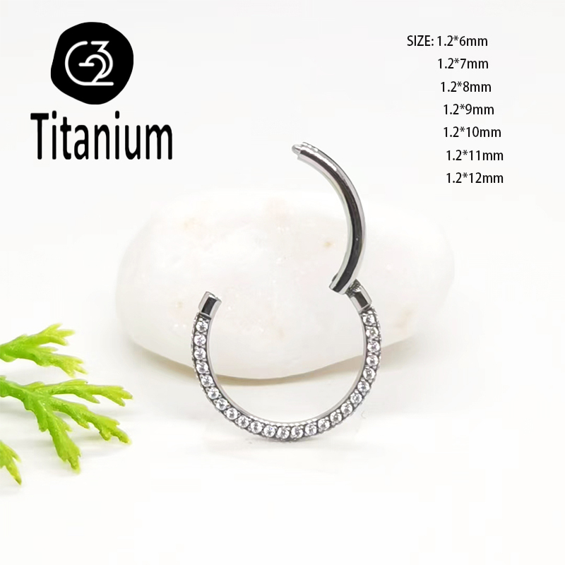 Pendientes de titanio ASTM F13 - Body Piercing Quality Jewelry reseña y precio