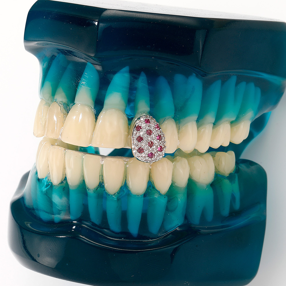 TOPGRILLZ Grillz de un solo di - Body Jewelry Men reseña y precio